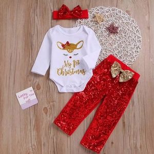 NWT First Christmas 2 piece Outfit 0-6 Months